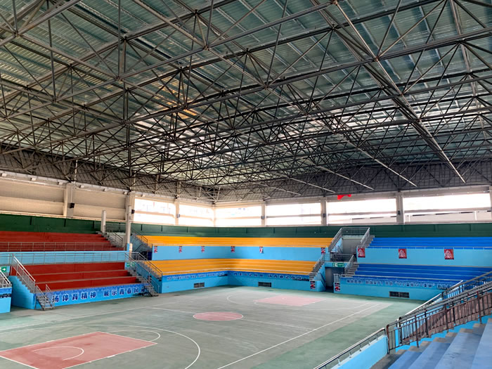 合作富川体育馆网架